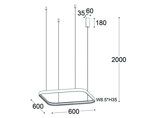 Подвесная люстра Italline IT013-6031 gold 3000K