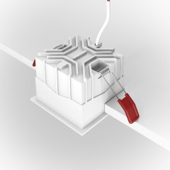 Встраиваемый светильник Maytoni Technical Alfa LED DL043-01-15W3K-SQ-W