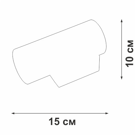Уличный настенный светильник Vitaluce V2068-1/1A