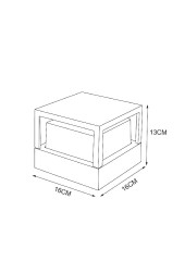Уличный настенный светильник Arte Lamp Ulysses A8712AL-1BK