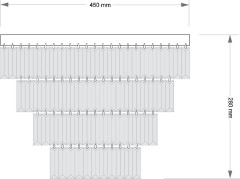 Потолочная люстра Kutek Ellini ELL-PLM-6(Z)450/I