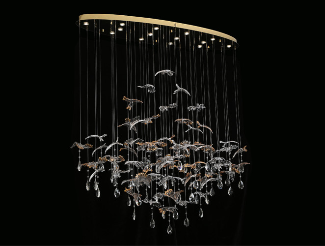 Потолочная люстра Newport Verona 8220/140 С oval gold polished М0070751