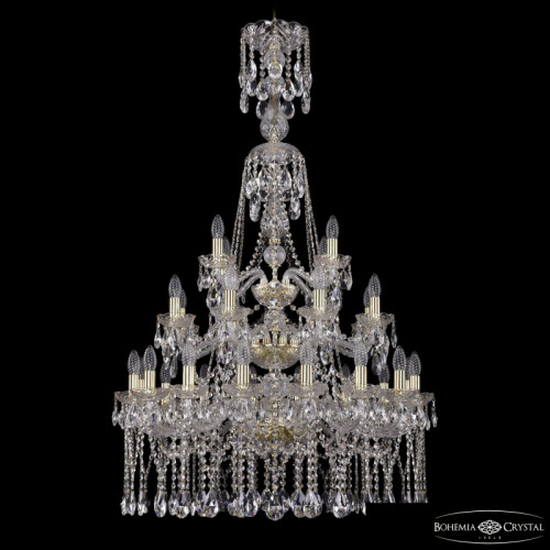 Подвесная люстра Bohemia Ivele Crystal 1413/16+8+4/300/XL-134/3d G