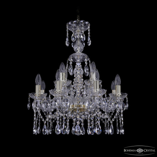 Подвесная люстра Bohemia Ivele Crystal 1413/8+4/200/XL-66 G