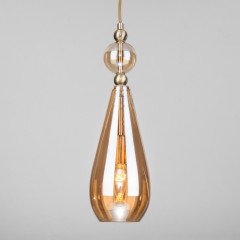 Подвесной светильник Eurosvet 50202/1 янтарный