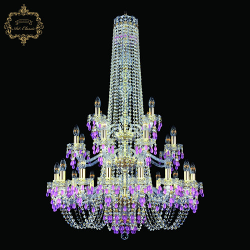Подвесная люстра Art Classic 11.24.16+8+4.300.3d.h-128.Gd.V7010