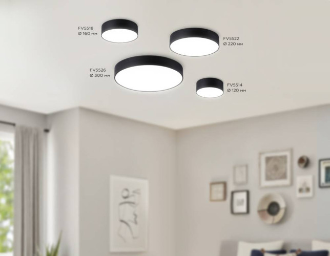 Потолочный светильник Ambrella Light Orbital Air Alum FV5518