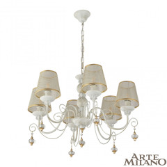 Подвесная люстра Arte Milano 347620/6 WT+G