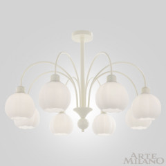 Люстра на штанге Arte Milano Napoli 315066/D800/8 IV