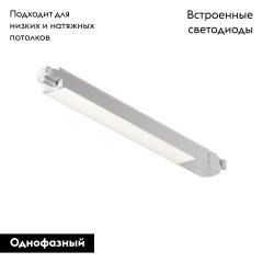 Трековый светильник Maytoni Basis TR000-1-12W4K-W