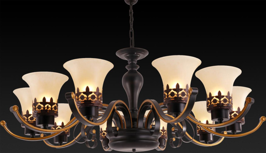 Подвесная люстра Toplight Florence TL7490D-08BL