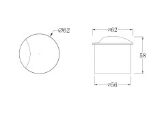 Встраиваемый светодиодный светильник Maytoni Biscotti O035-L3W3K