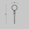 Грунтовый светильник Maytoni Core O495FL-L25B3K