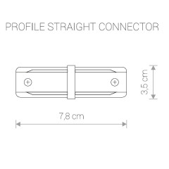 Коннектор прямой Nowodvorski Profile 9453