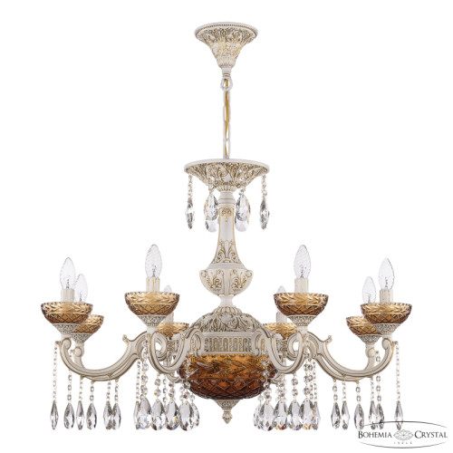 Подвесная люстра Bohemia Ivele Crystal AL78101P/8/250 A WMG P Amber/M-1F
