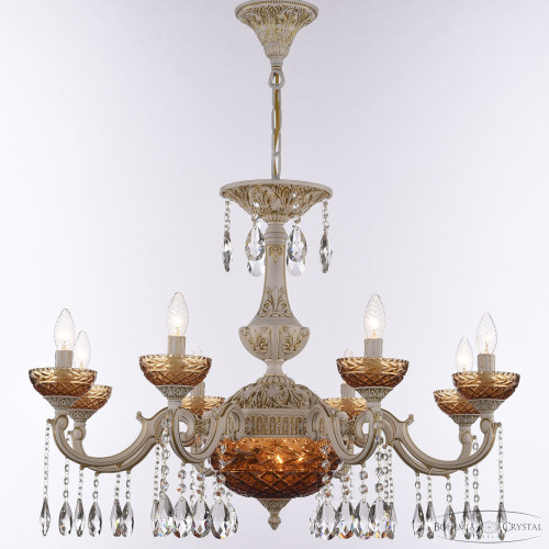 Подвесная люстра Bohemia Ivele Crystal AL78101P/8/250 A WMG P Amber/M-1F