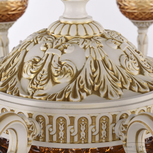 Подвесная люстра Bohemia Ivele Crystal AL78101P/8/250 A WMG P Amber/M-1F