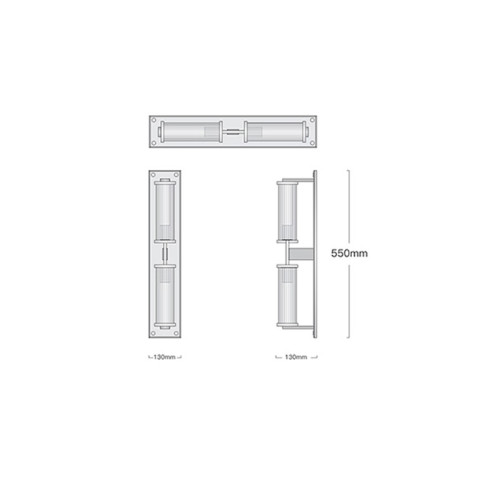 Настенный светильник ImperiumLoft Alouette linear sconce 140565-26