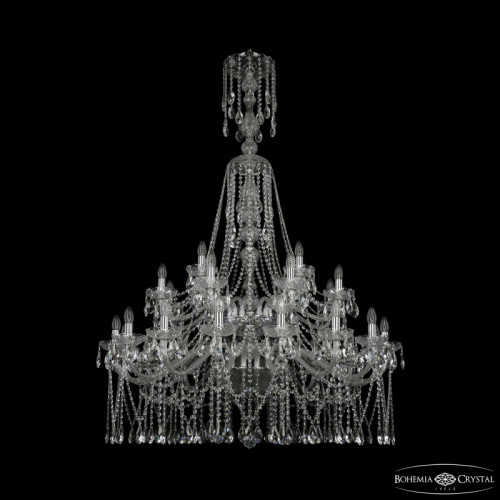 Подвесная люстра Bohemia Ivele Crystal 1413/16+8+4/400/XL-163/2d Ni