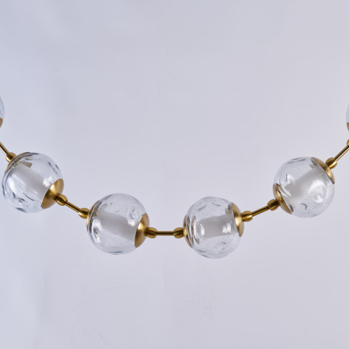 Подвесной светильник OD2437A-16 brass/clear