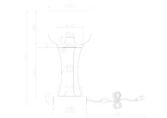 Настольная лампа Divinare Sterzo 1244/17 TL-20