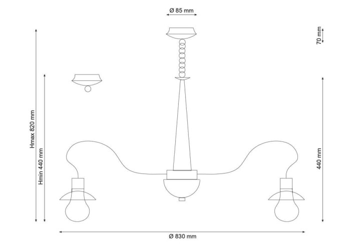 Подвесная люстра Lucia Tucci Natura 188.12 LED