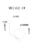 Бра MyFar Pierre MR1162-1W