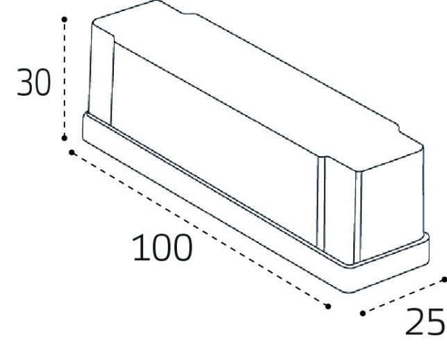 Монтажная коробка Italline IT09-9024 black