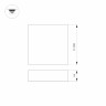 Потолочный светильник Arlight IM-QUADRO-EMERGENCY-3H-S500x500-54W Warm3000 (WH, 120 deg, 230V) 041042