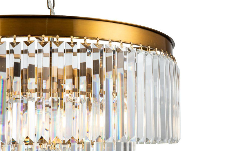 Подвесная люстра iLamp Triumph 7383/8P Brass