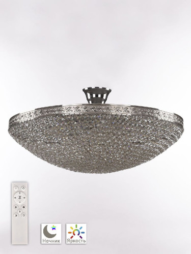 Потолочная люстра Bohemia Ivele Crystal 19321/55IV/LED-DIM Ni