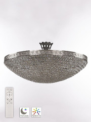 Потолочная люстра Bohemia Ivele Crystal 19321/55IV/LED-DIM Ni