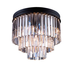 Потолочный светильник Odeon 6/P black/clear