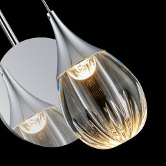 Настенный светильник MB24001004-1A chrome/clear