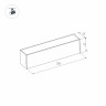 Трековый магнитный светильник Arlight MAG-FLAT-45-L205-6W Warm3000 (BK, 100 deg, 24V, DALI) 046576