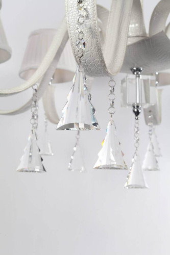 Подвесная люстра Lucia Tucci Pelle Bianca 119.5