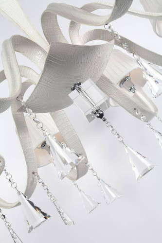 Подвесная люстра Lucia Tucci Pelle Bianca 119.5