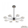 Люстра на штанге Arte Milano Ferrara 277499/8 BK/GD