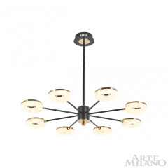 Люстра на штанге Arte Milano Ferrara 277499/8 BK/GD