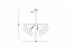 Люстра на штанге Freya Porto FR5104PL-06BS