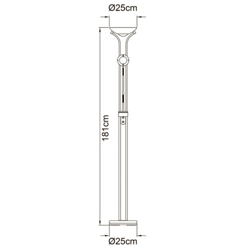 Торшер Arte Lamp Duetto A4329PN-2CC