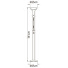 Торшер Arte Lamp Duetto A4329PN-2CC