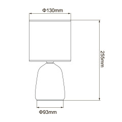 Настольная лампа Uniel UML-B305 E14 WHITE UL-00012419