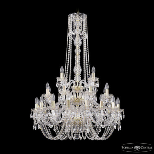 Подвесная люстра Bohemia Ivele Crystal 1402/16+8+4/300/h-123/3d G