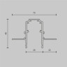 Шинопровод Maytoni Magnetic track system Exility TRX034-423.12B