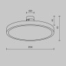 Трековый магнитный светильник Maytoni Plato TR153-1-10W4K-PT