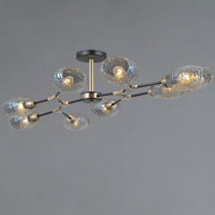 Люстра на штанге Illumico IL0272-8CSQ-25 BK AB TRENTO