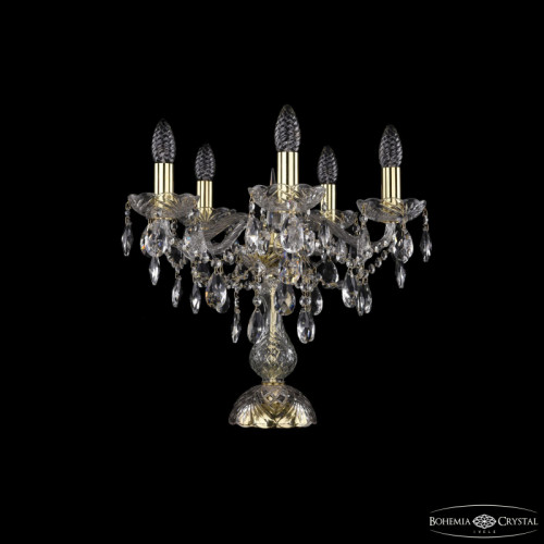 Настольная лампа Bohemia Ivele Crystal 1415L/5/141-39 G