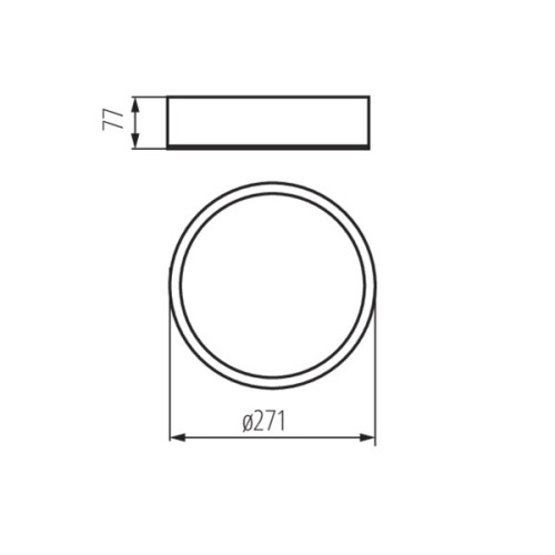 Настенно-потолочный светильник Kanlux Jasmin 270-W/M 23126