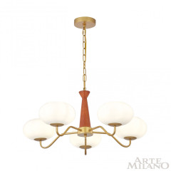 Подвесная люстра Arte Milano Napoli 310166/D680/5 BS/WD